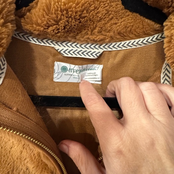 Aventura Tan Fleece Jacket M1.2 - Picture 4 of 12